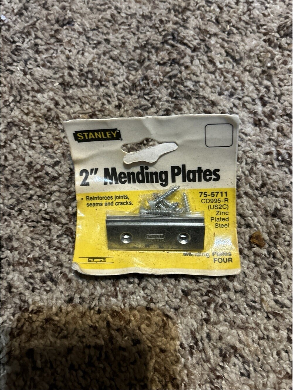Stanley 2 Inch Molding Plates NIB